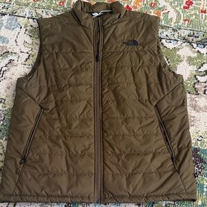 The North Face Men's Olive Quilted Vest